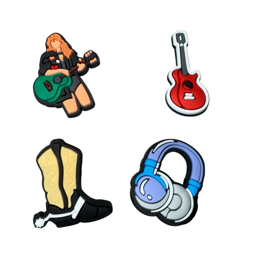 Taylor Swift Music Croc Charms